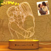 Picture of Custom Sketch Photo Night Light w/ Personalized Photo as Best Anniversary, Valentine's Day or Christmas Gift