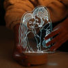 Picture of Custom Sketch Photo Night Light w/ Personalized Photo as Best Anniversary, Valentine's Day or Christmas Gift