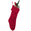 Picture of Personalized Embroidery Christmas Stocking - Custom Name Family Christmas Stocking - Knitted Xmas Stocking