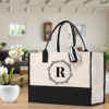 Picture of Custom Name Tote Bag - Personalized Canvas Tote Bag -  Bridesmaid Gift