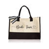 Picture of Custom Name Tote Bag - Personalized Canvas Tote Bag -  Bridesmaid Gift