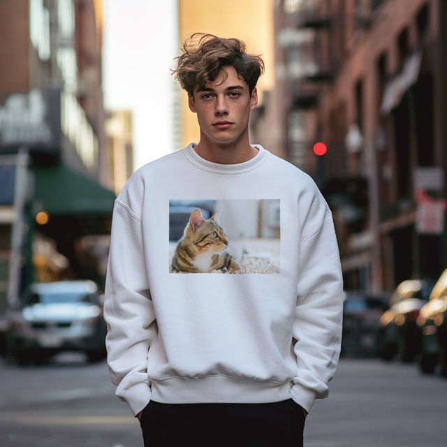 Picture of Custom Photo Hoodie - Personalized Unisex Long Sleeve Sweatshirt