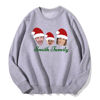 Picture of Custom Christmas Face Hoodie - Personalized Unisex Long Sleeve Family Hoodie