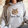 Picture of Custom Unisex Face Hoodie - Personalized Unisex Long Sleeve Sweatshirt - Valentines Gift