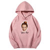 Picture of Custom Unisex Face Hoodie - Personalized Unisex Long Sleeve Sweatshirt - Valentines Gift