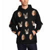 Picture of Custom Face Hoodie - Personalized Unisex Long Sleeve Family Hoodie