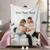 Picture of Personalized Photo Blanket - Custom Photo Weighted Blanket - Personalized Gift Memorial Blanket, Anniversary Gift, Couple Gift, Gift for Her/Him