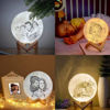 Picture of Magic 3D Personalized Photo Moon Lamp w/ Touch Control as Best Gift Idea for Your Loved Ones (10cm-20cm)