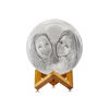 Picture of Magic 3D Personalized Photo Moon Lamp with Touch Control for Couple (10cm-20cm)