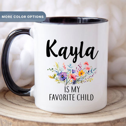 Picture of Custom Mom Mugs - Personalized Name Coffee Cup - Custom Name Mugs with Text