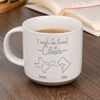 Picture of Personalized Name and State Ceramic Cup - I Wish We Lived Closed or  I Wish You Lived Next Door Mug - Personalized Long Distance Friendship Mug - Best Gifts for Friends, Family and Couple