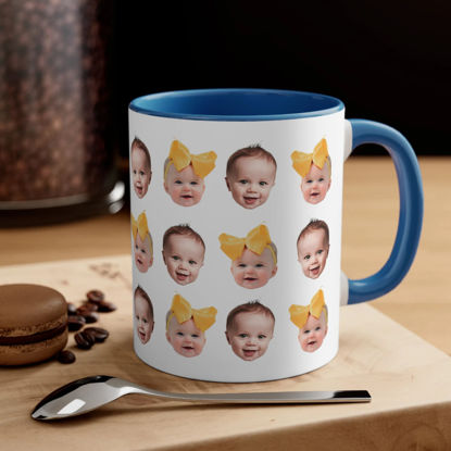 Picture of Custom Photo Face Mugs - Personalized Photo Coffee Cup -  Best Christmas Gifts for Family