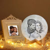 Picture of Magic 3D Personalized Photo Moon Lamp with Touch Control for Family (10cm-20cm)