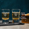 Picture of Custom Tequila Shot Glasses Sets - Personalized Engraved Photo Glass - Bachelor Party Wedding Favors