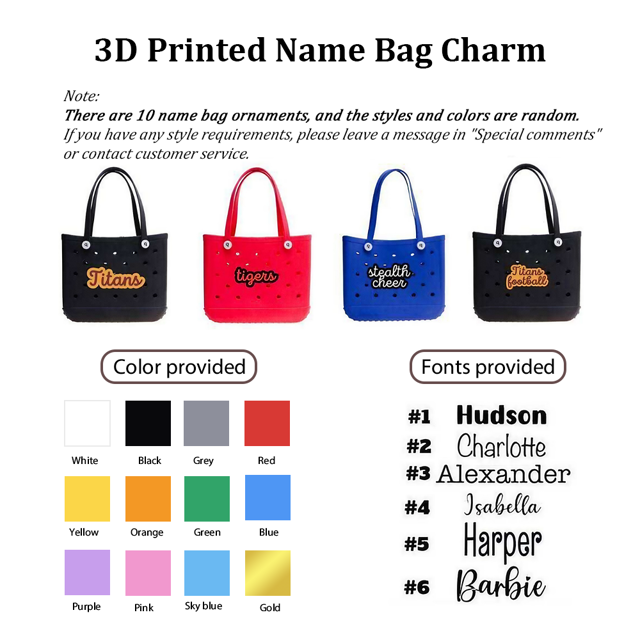 Picture of Custom Name Beach Bag - Personalized Waterproof Beach Bag - Custom Name Hole Bag