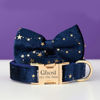 Picture of Personalized Dog Collar Bow Tie Leash Set with Starry Stars - Best Christmas Gifts for Dog