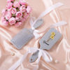 Picture of Personalized Birth Flower Airbag Hair Brush - Custom Bridesmaid Hair Brushes