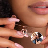 Picture of Personalized Projection Picture Photo Heart-Shaped Pendant Necklace Jewelry