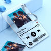 Picture of Custom Scannable Acrylic Spotify Keychain - Spotify Plaque Photo Keyring - Music Picture Gift For Her