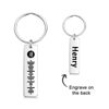 Picture of Custom Spotify Music Plaques Code Music Keychain - Stainless Steel keyring Gift For Her