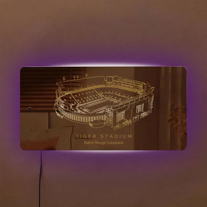 Picture of Tiger Stadium Mirror Sign - Gifts For Sports Lovers