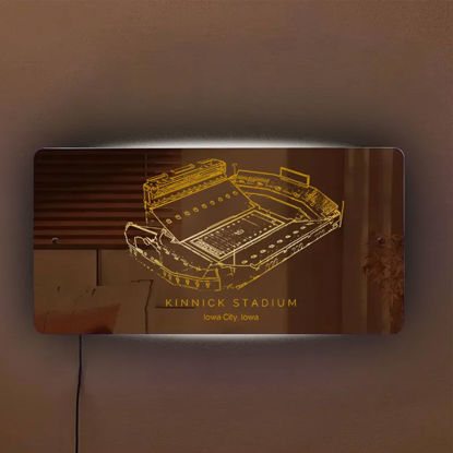 Picture of Kinnick Stadium Mirror Light - Gifts For Sports Lovers