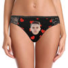 Picture of Custom Lace Photo Panties - Women's Sexy Panties with Boyfriend Face - Heart Shape