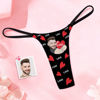 Picture of Custom Face Women's Thong Love Heart Women's Thong