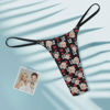 Picture of Custom Face Love Women's Colorful Tanga Thong Lip Print