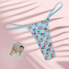 Picture of Custom Face Love Women's Colorful Tanga Thong Lip Print