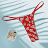 Picture of Custom Face Love Women's Colorful Tanga Thong Lip Print