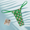 Picture of Custom Face Love Women's Colorful Tanga Thong Lip Print