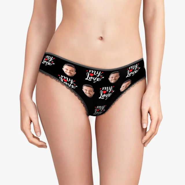 Picture of Custom Face Women's Panties To My Love Gift for Her