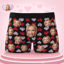 Picture of Custom Face Boxer Briefs - Red and Pink Heart Briefs - Personalized Boxer Briefs - Best Gift for Him