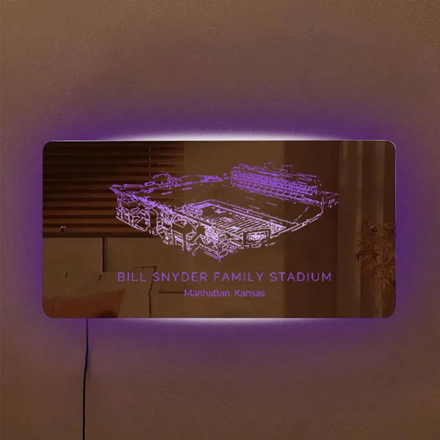 Picture of Bill Snyder Family Stadium Mirror Light - Gifts For Sports Lovers