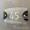 Picture of Custom Printing House Sign with Solar Light - Oval Acrylic Number Door Signs Plaque - LED Lit Numbers