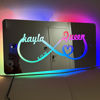 Picture of Personalized Couple Names and Date Mirror Sign - Infinity Mirror Sign - Best Valentine's Day Gifts for Couples