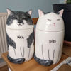 Picture of Custom Handmade Cat Ceramic Urn - Personalised Pet Urn - Pet Ornaments