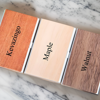 Picture of Custom Business Card Boxes - Personalized Business Card Holder Boxes Custom Engraving, Office Gift Ideas, Custom Business Gifts, Corporate Gifts