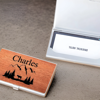 Picture of Custom Business Card Boxes - Personalized Business Card Holder Boxes Custom Engraving, Office Gift Ideas, Custom Business Gifts, Corporate Gifts