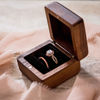 Picture of Custom Ring Boxes - Personalized Wooden Ring Boxes - Custom Engraved Ring Boxes, Square