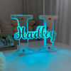 Picture of Personalized Alphabet Mirror with Name - Customized Illuminated Name Mirror - Wall Art Light Up Mirror - Best Birthday, Anniversary and Christmas Gift for Family and Friends