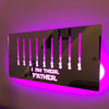 Picture of Personalized Name LED Neon Mirror - I AM THEIR FATHER Mirror - Custom Illuminated Name Mirror Sign - Cool Bedroom Decoration for Father's Day