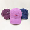 Picture of Custom Embroidered Washed Baseball Cap - Personalized Embroidered Gym Cap with Text - Bachelorette Party Gift