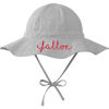 Picture of Custom Embroidered Sun Hat with Name - Toddler Sun Protection Bucket Hats - Boys Girls Wide Brim Beach Hat