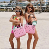 Picture of Custom Name Beach Bag - Personalized Waterproof Beach Bag - Custom Colored Name Hole Bag