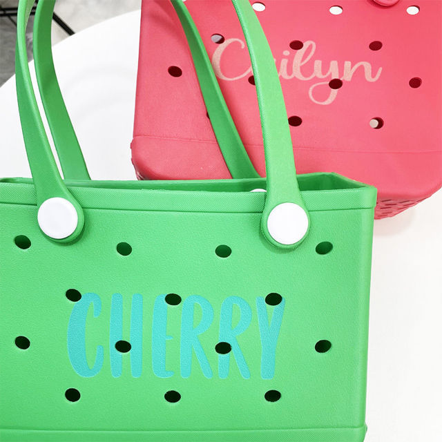 Picture of Custom Name Beach Bags - Personalized Waterproof Beach Bags - Laser Custom Name Hole Bags-Includes Free High-quality Liner Storage Bag