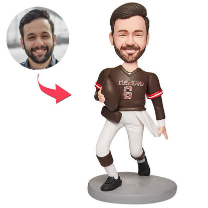 Picture of Custom Bobbleheads: Football Player | Personalized Bobbleheads for the Special Someone as a Unique Gift Idea