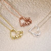 Picture of Personalized Heart Shaped Name Necklace  - Custom Family Necklace