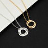 Picture of Personalized Multiple Circles Necklace with Name - Custom Necklace for Loved ones